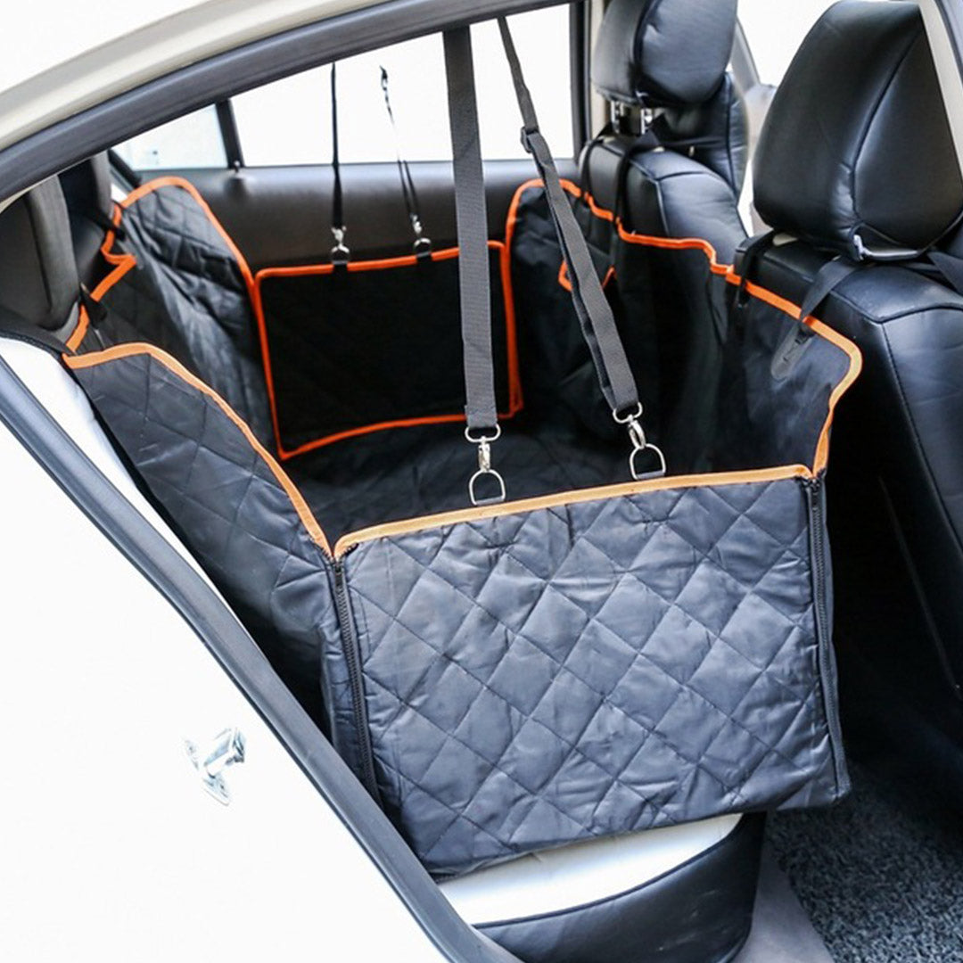 SOGA Oxford Cloth Waterproof Dog Car Cover Back Seat Protector Hammock Pet Mat Black 1