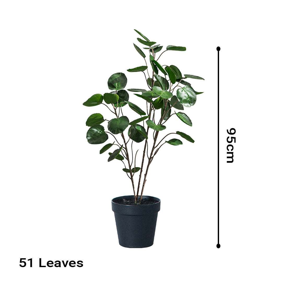 SOGA 4X 95cm Artificial Tree Indoor Nordic Style Artificial Tree Potted Simulation Tree, Home Decor