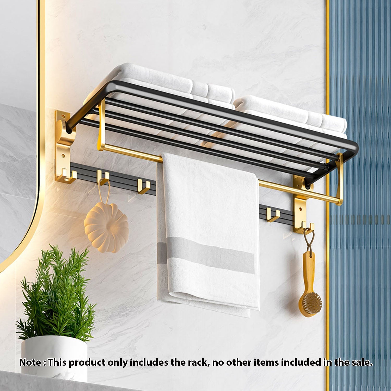 Double Pole Rail Hanger With Hooks