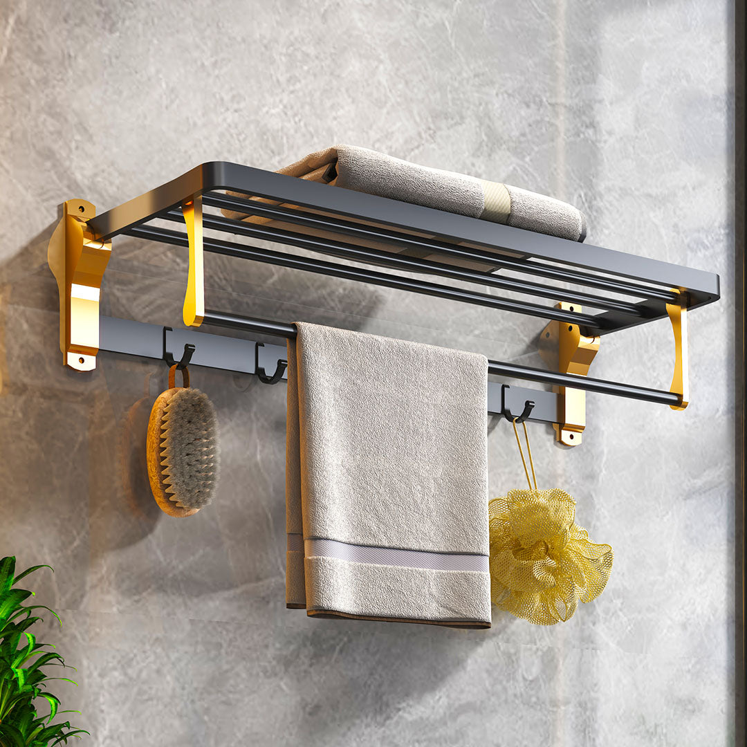 Double Pole Rail Hanger With Hooks