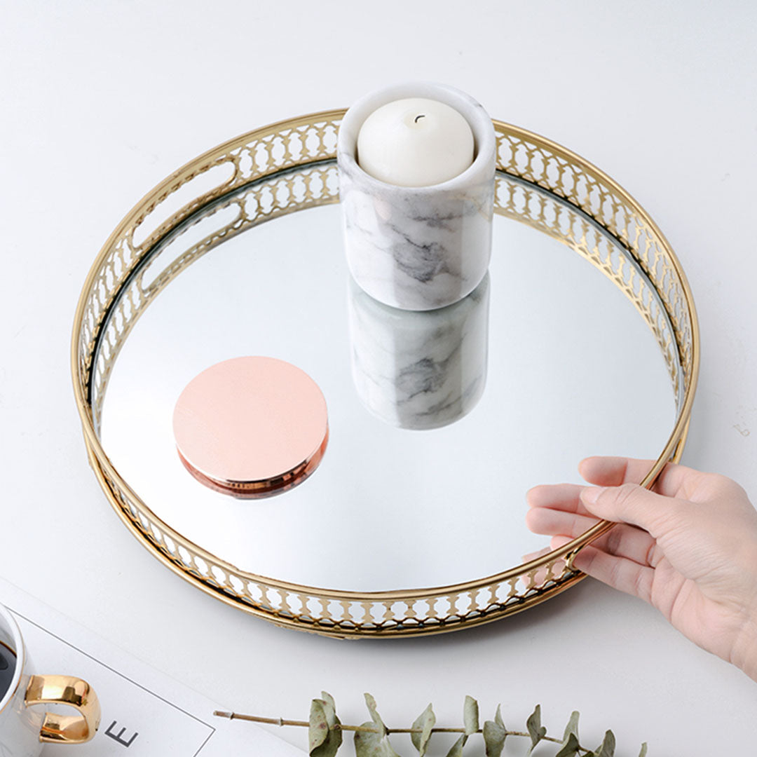 Gold Ornate Vanity Tray