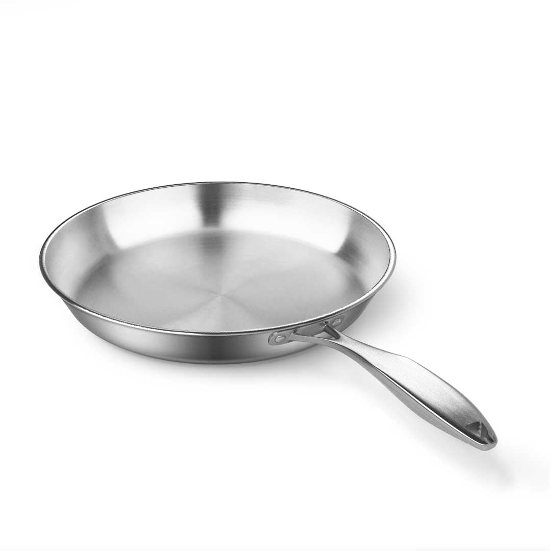 SOGA Stainless Steel Fry Pan 32cm Frying Pan Top Grade Induction Cooking FryPan