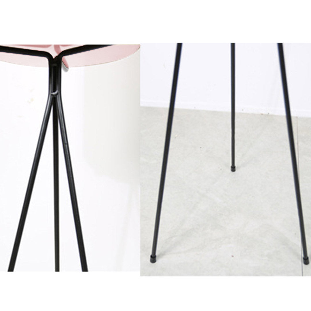 SOGA 4X 80cm Tripod Flower Pot Plant Stand with Pink Flowerpot Holder Rack Indoor Display
