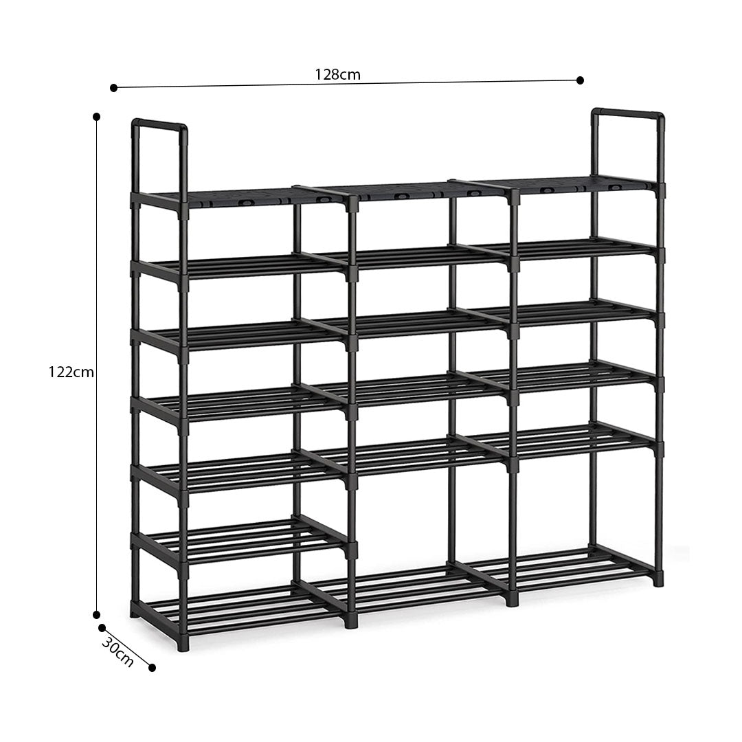 Shoe Rack Organiser With Side Hooks
