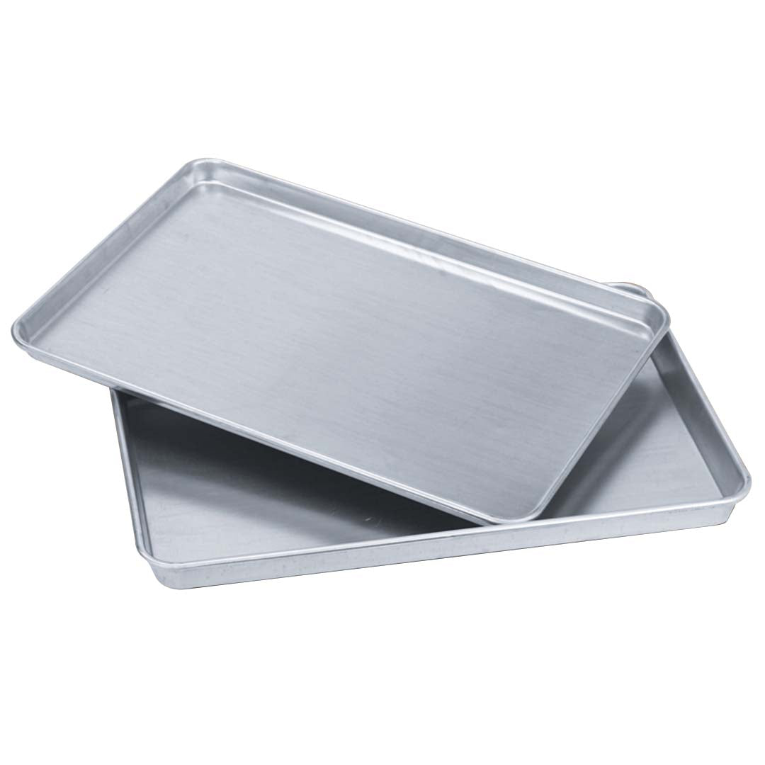 SOGA Aluminium Oven Baking Pan Cooking Tray for Bakers Gastronorm 60*40*5cm