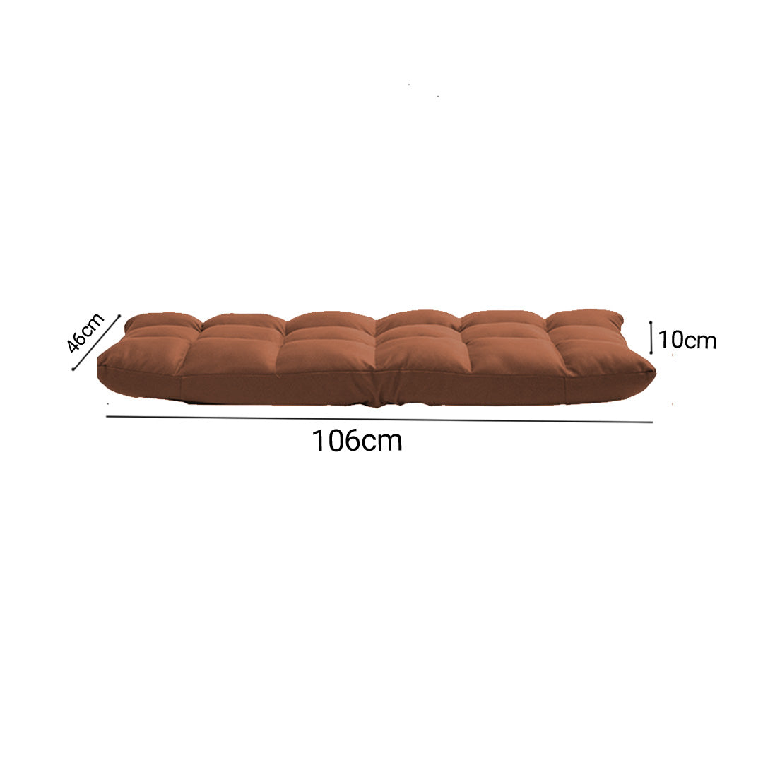SOGA 4X Coffee Lounge Floor Recliner Adjustable Gaming Sofa Bed Foldable Indoor Outdoor Backrest Seat Home Office Decor