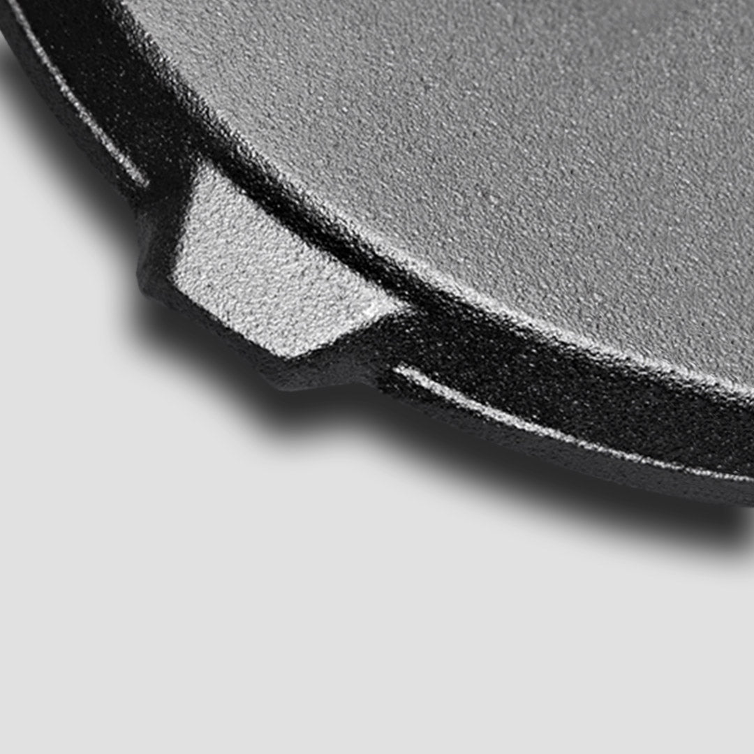 24cm Round Ribbed Frying Pan