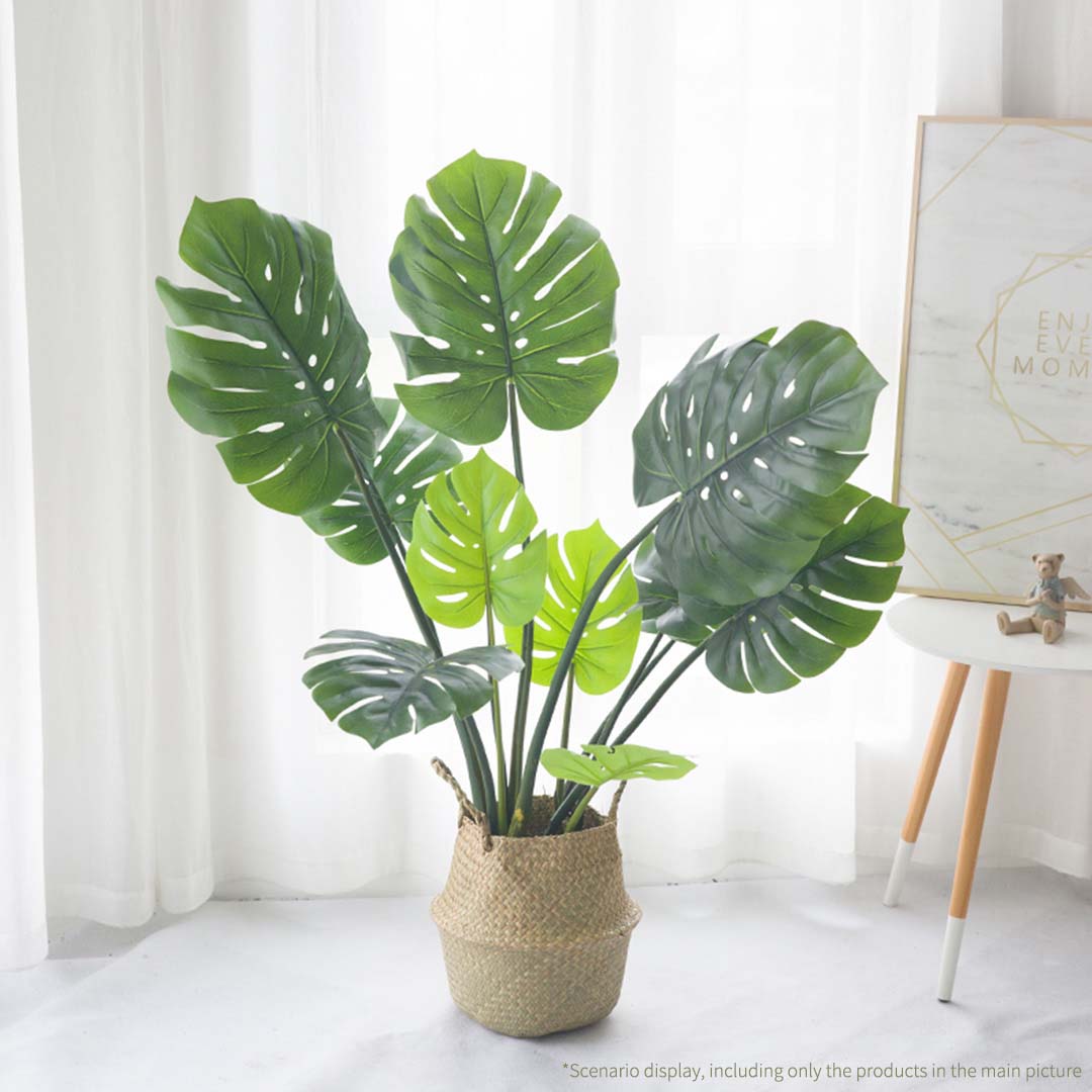 SOGA 4X 80cm Artificial Indoor Potted Turtle Back Fake Decoration Tree Flower Pot Plant