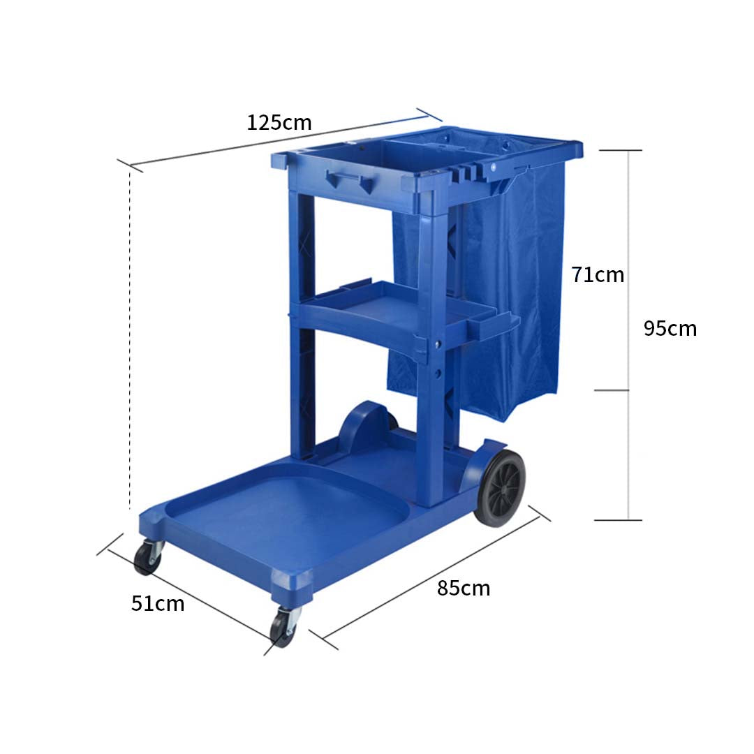 Cleaning Waste Cart Trolley
