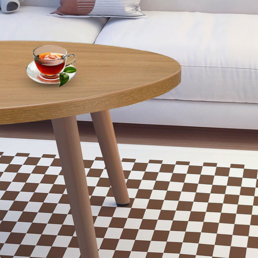SOGA 2X 80x40cm White Stone Pattern Living Room Nordic Coffee Table Modern Style