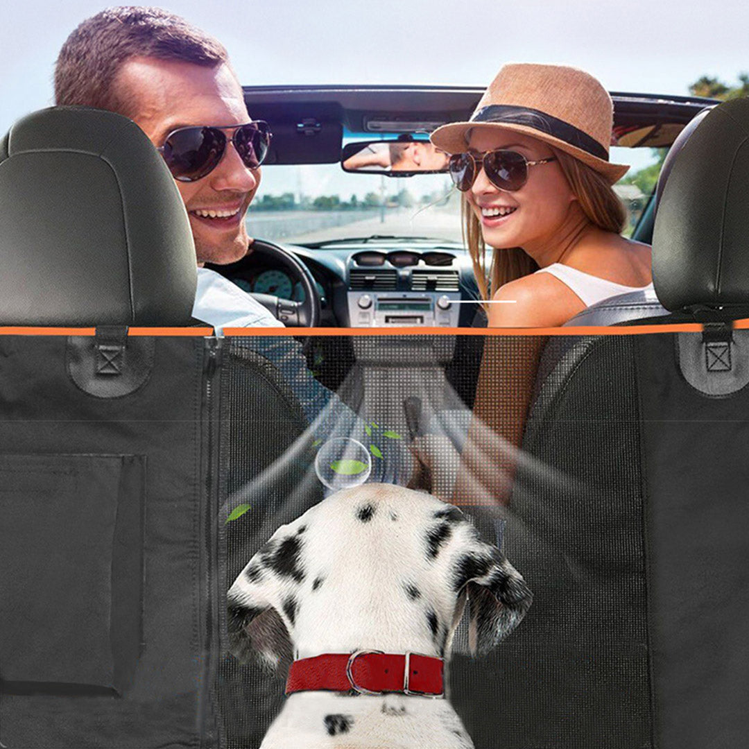 SOGA Oxford Cloth Waterproof Dog Car Cover Back Seat Protector Hammock Pet Mat Black 1