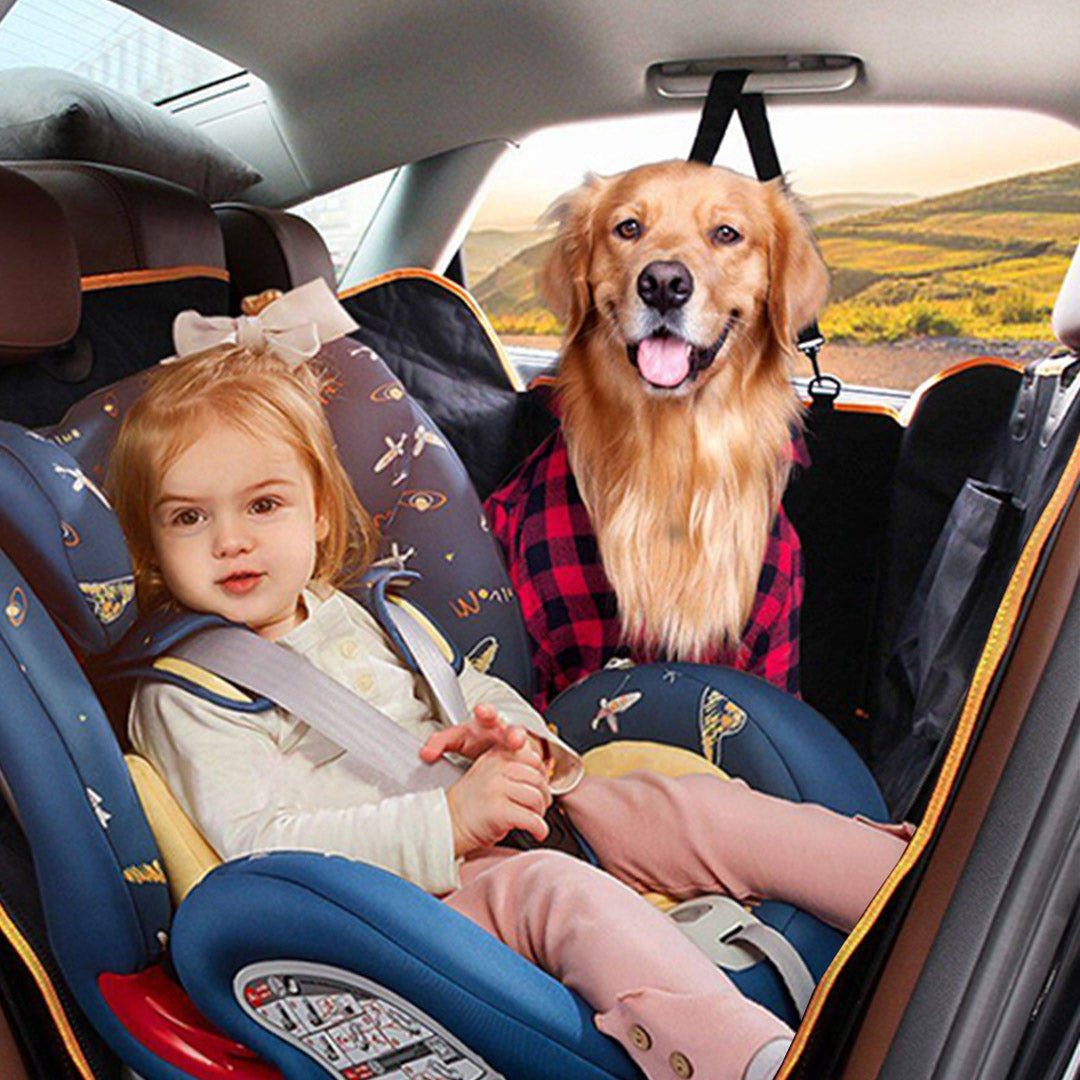 SOGA Oxford Cloth Waterproof Dog Car Cover Back Seat Protector Hammock Pet Mat Black 1