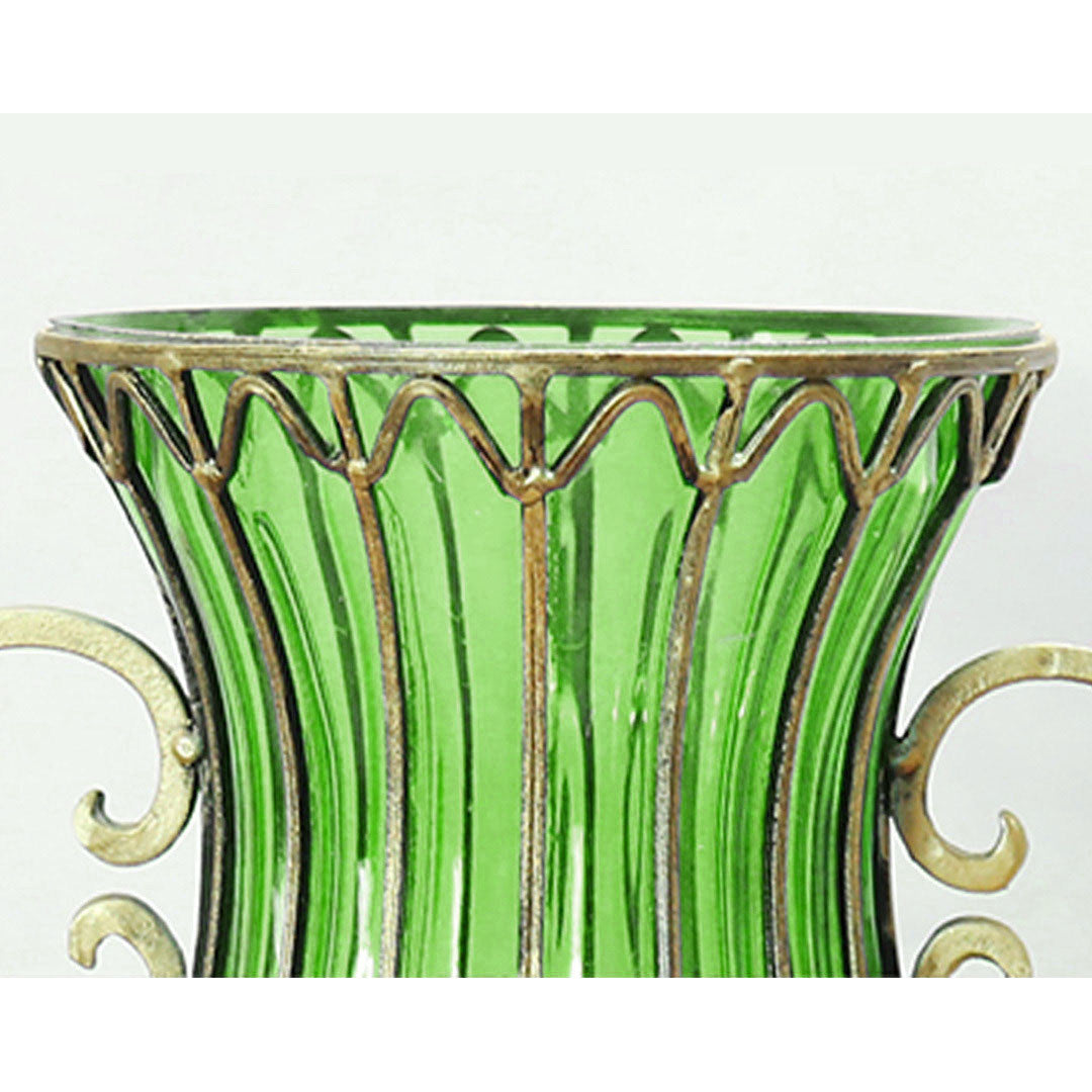 Vase WIth Artificial Flower Set