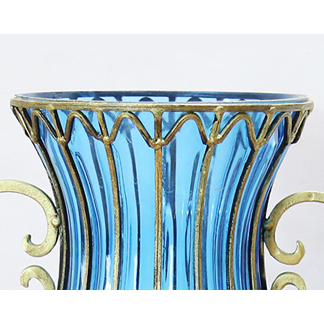 Vase WIth Artificial Flower Set