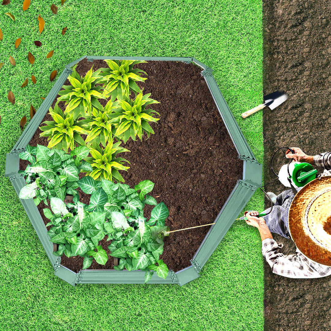 Hexagonal Raised Garden Bed
