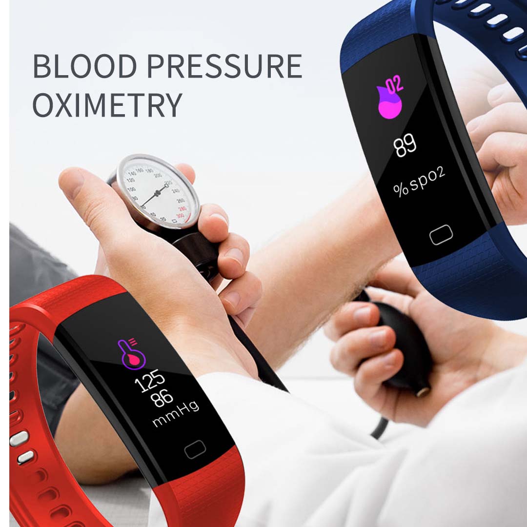 SOGA Sport Smart Watch Health Fitness Wrist Band Bracelet Activity Tracker Purple