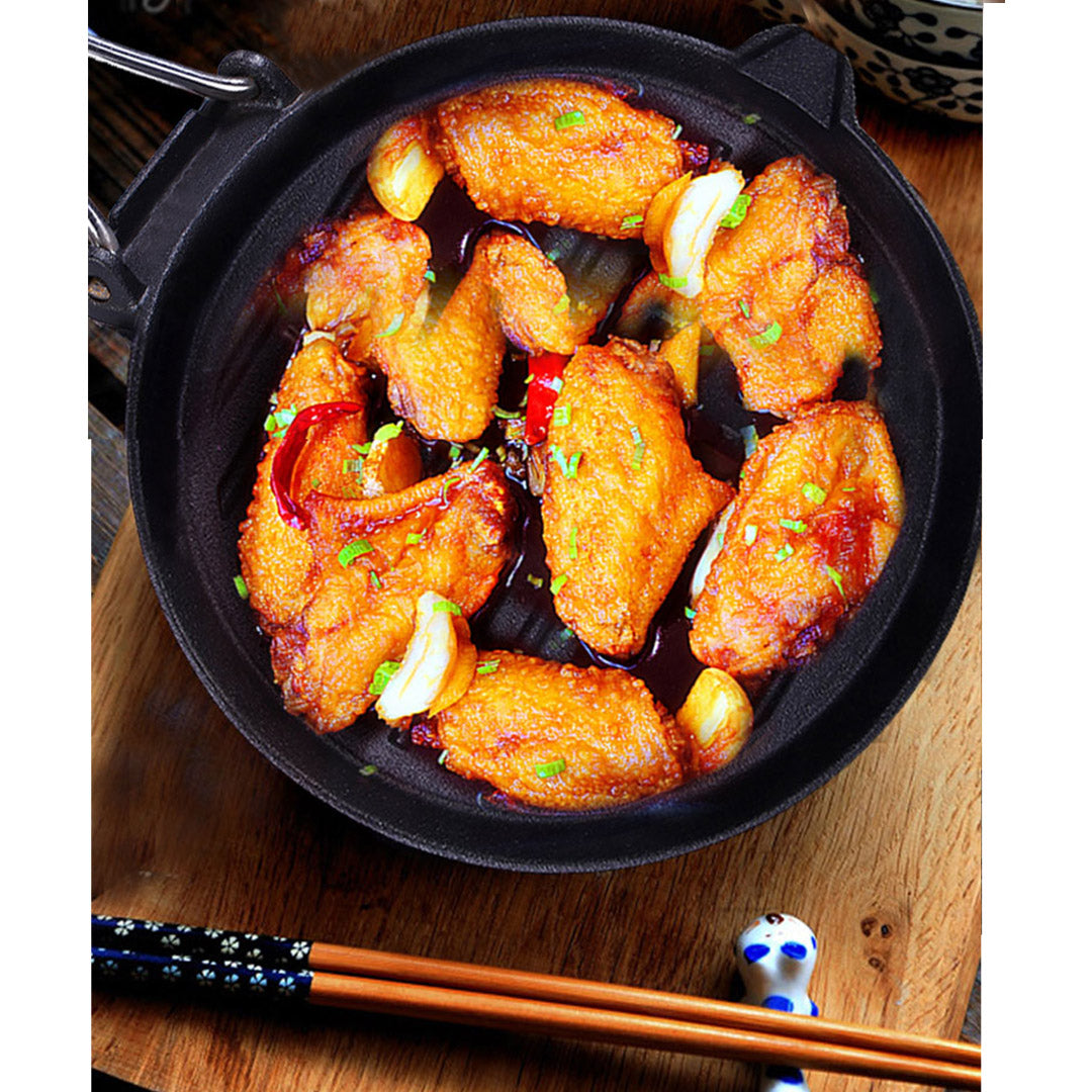 24cm Round Ribbed Frying Pan