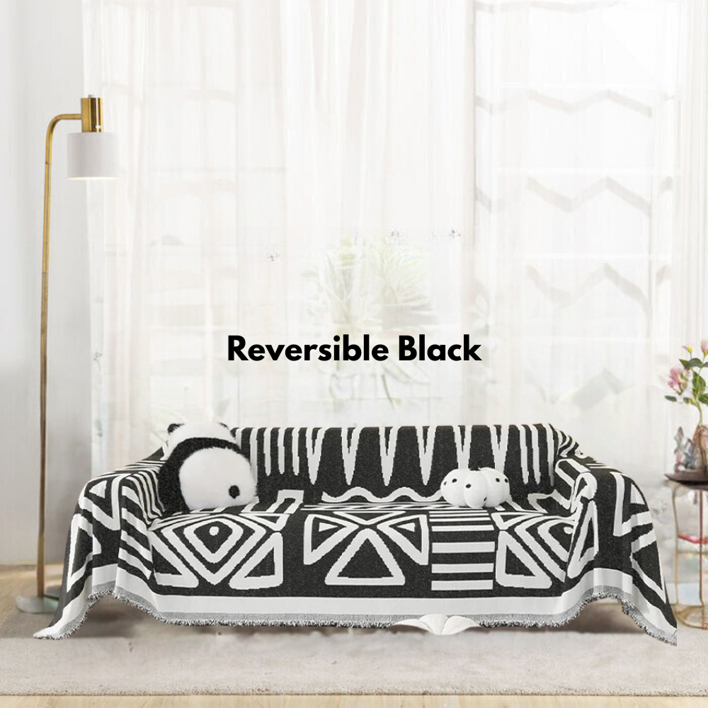 Reversible Sofa Throw Blanket