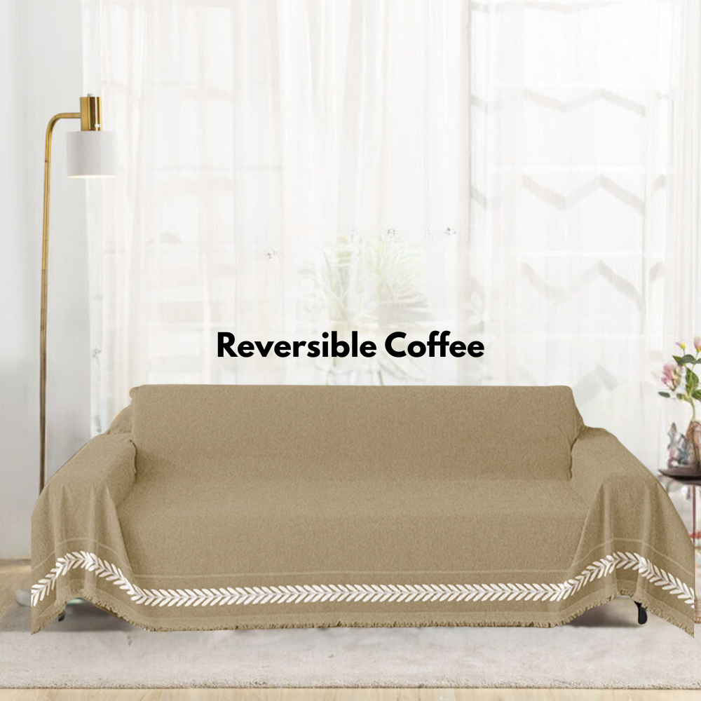 Reversible Sofa Throw Blanket