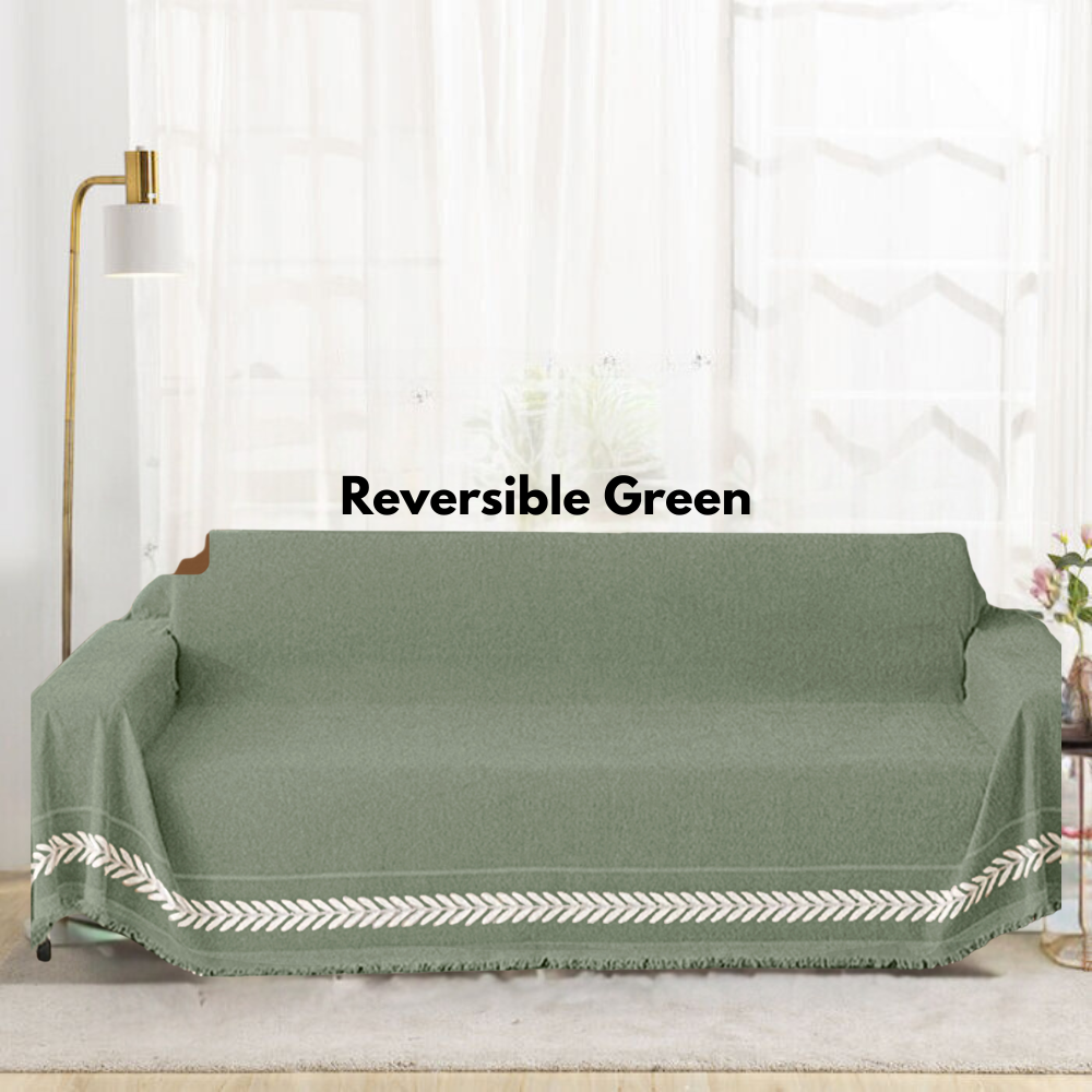 Reversible Sofa Throw Blanket