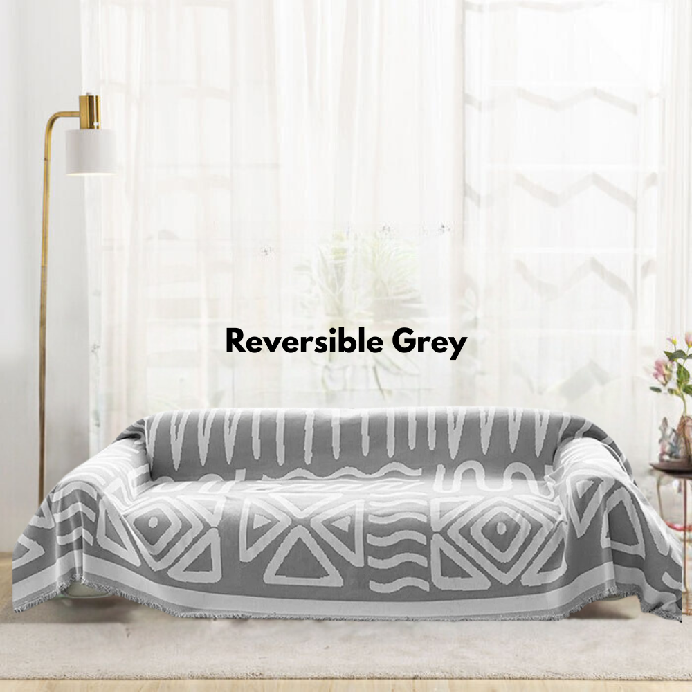 Reversible Sofa Throw Blanket