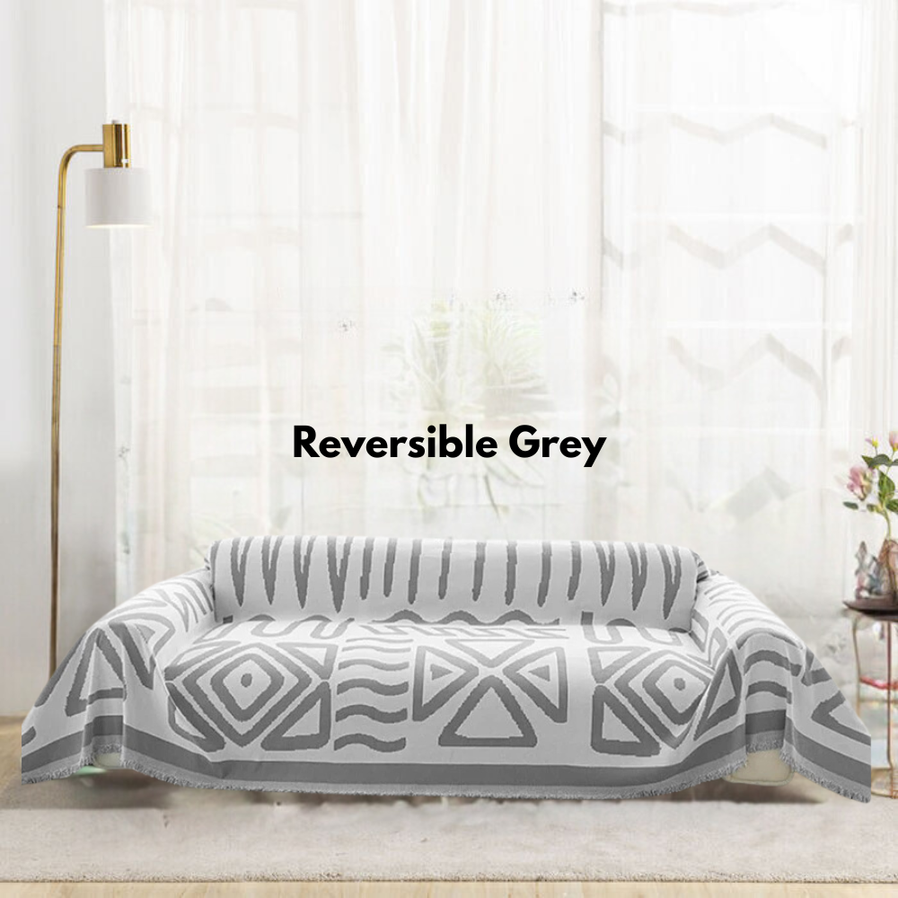 Reversible Sofa Throw Blanket