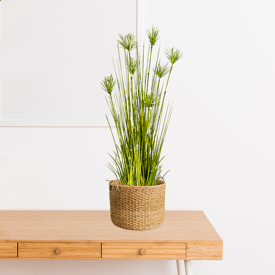 Artificial Potted Papyrus Plant