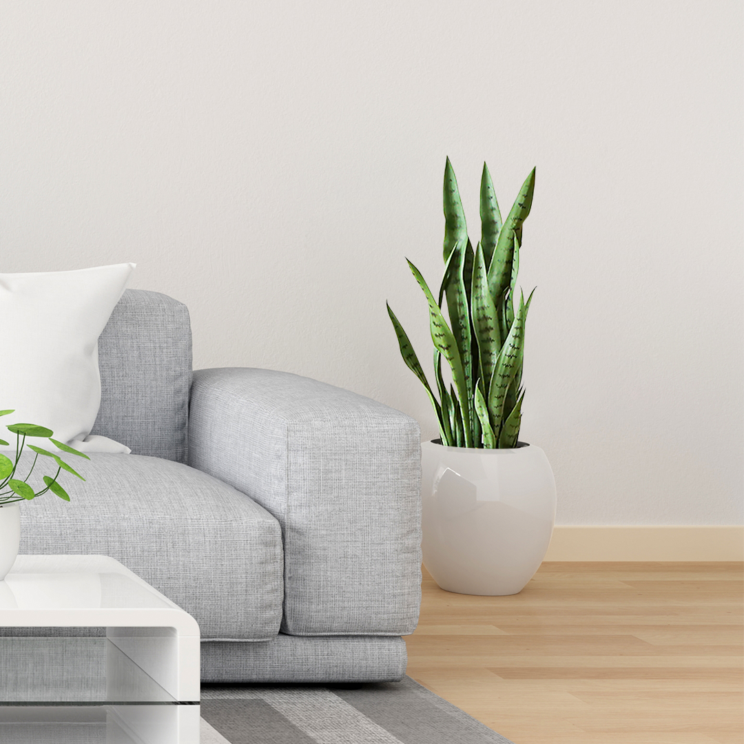 SOGA 4X 97cm Sansevieria Snake Artificial Plants with Black Plastic Planter Greenery, Home Office Decor