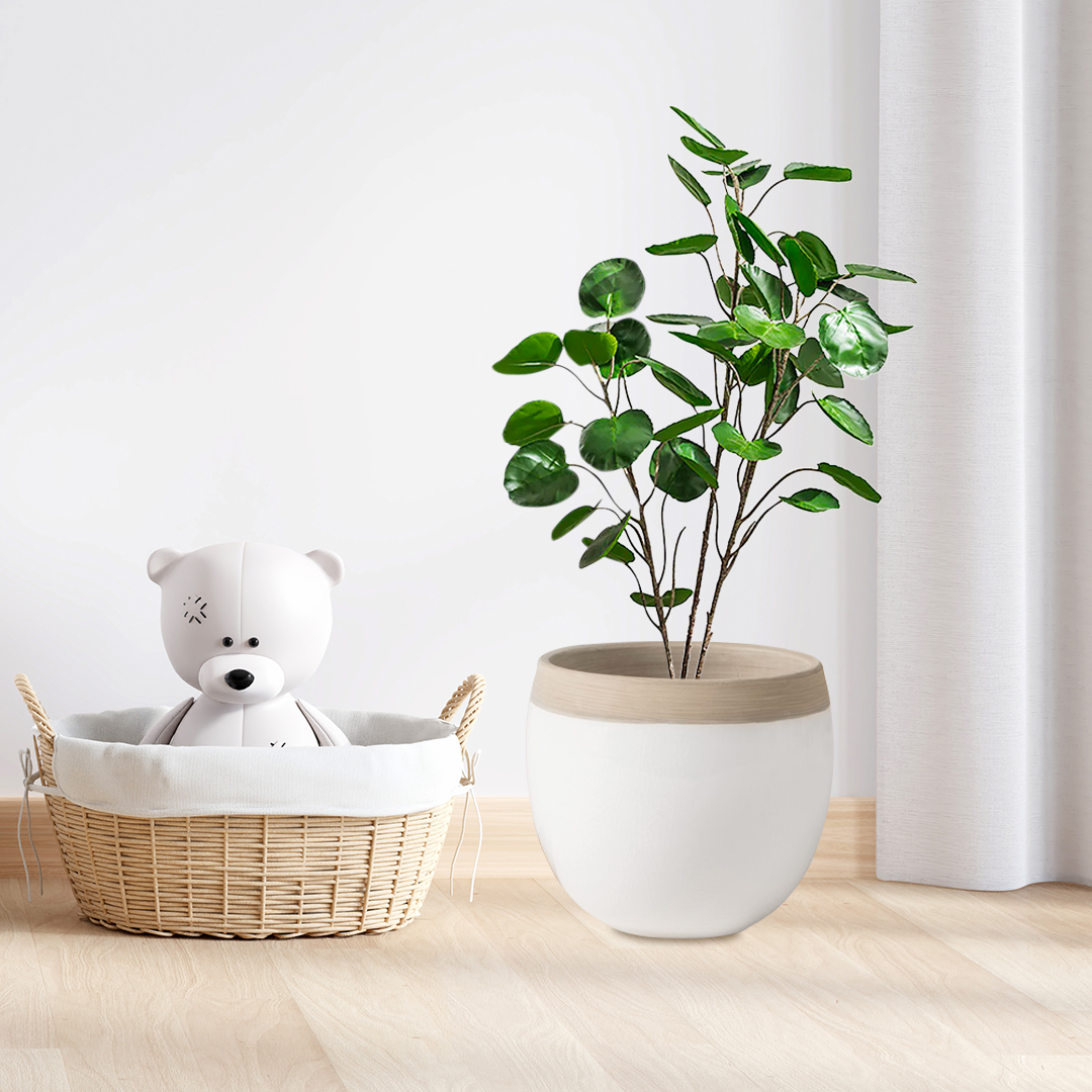 SOGA 4X 95cm Artificial Tree Indoor Nordic Style Artificial Tree Potted Simulation Tree, Home Decor