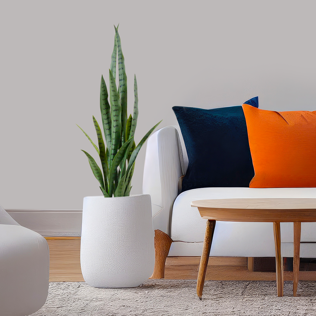 SOGA 4X 95cm Sansevieria Snake Artificial Plants with Black Plastic Planter Greenery, Home Office Decor