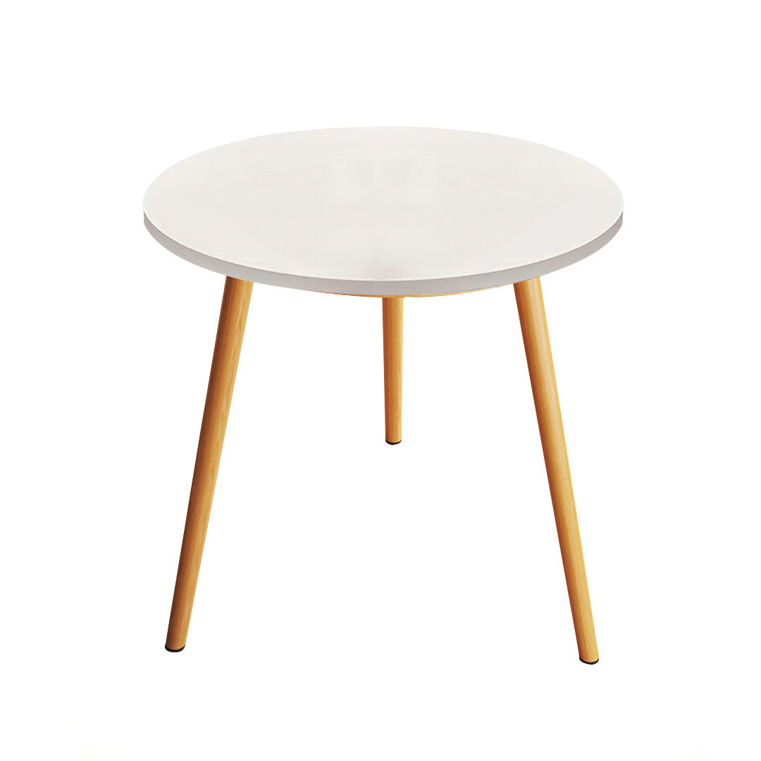 SOGA 60x72cm White Small Side Coffee Table Living Room Balcony Home D√©cor Style