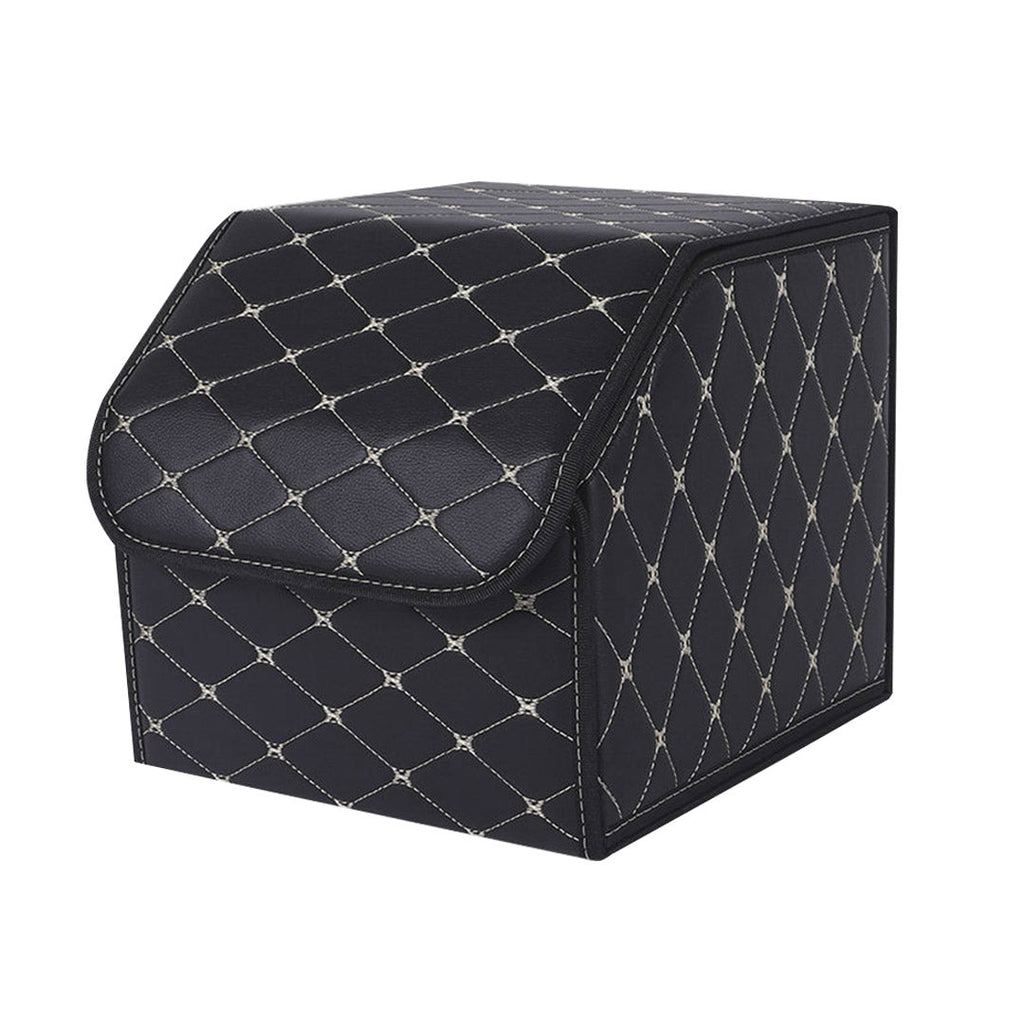 Leather Car Boot Box Organiser