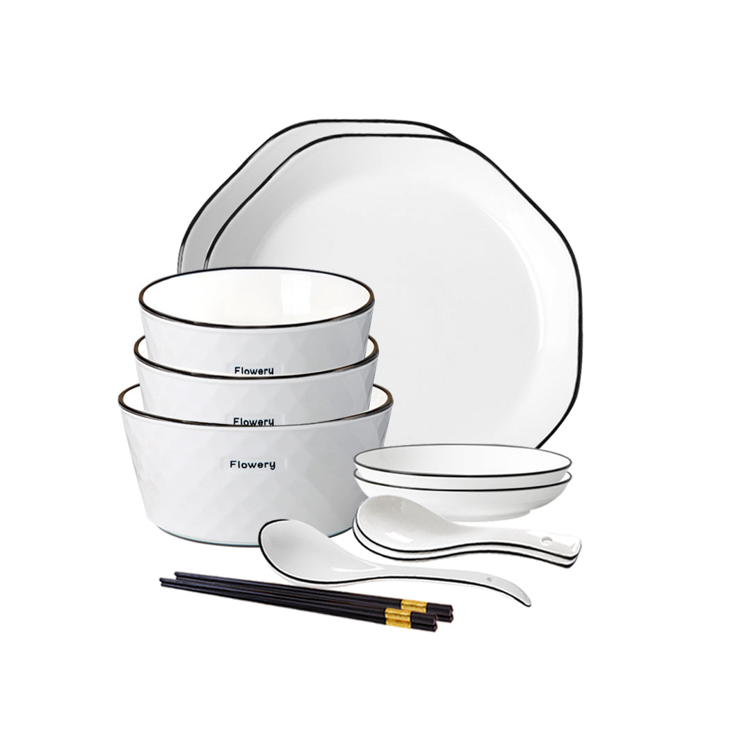 Ceramic Dinnerware Bowl Set