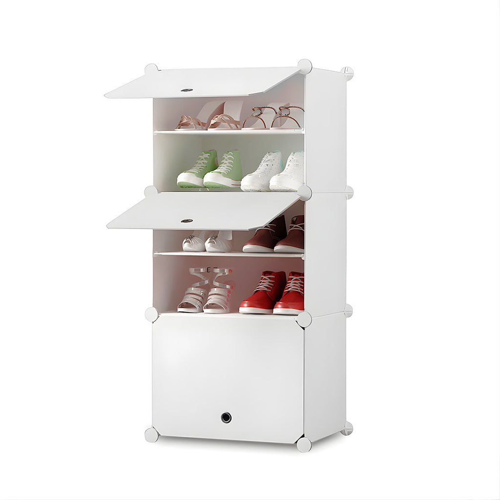 White Shoe Rack Organiser
