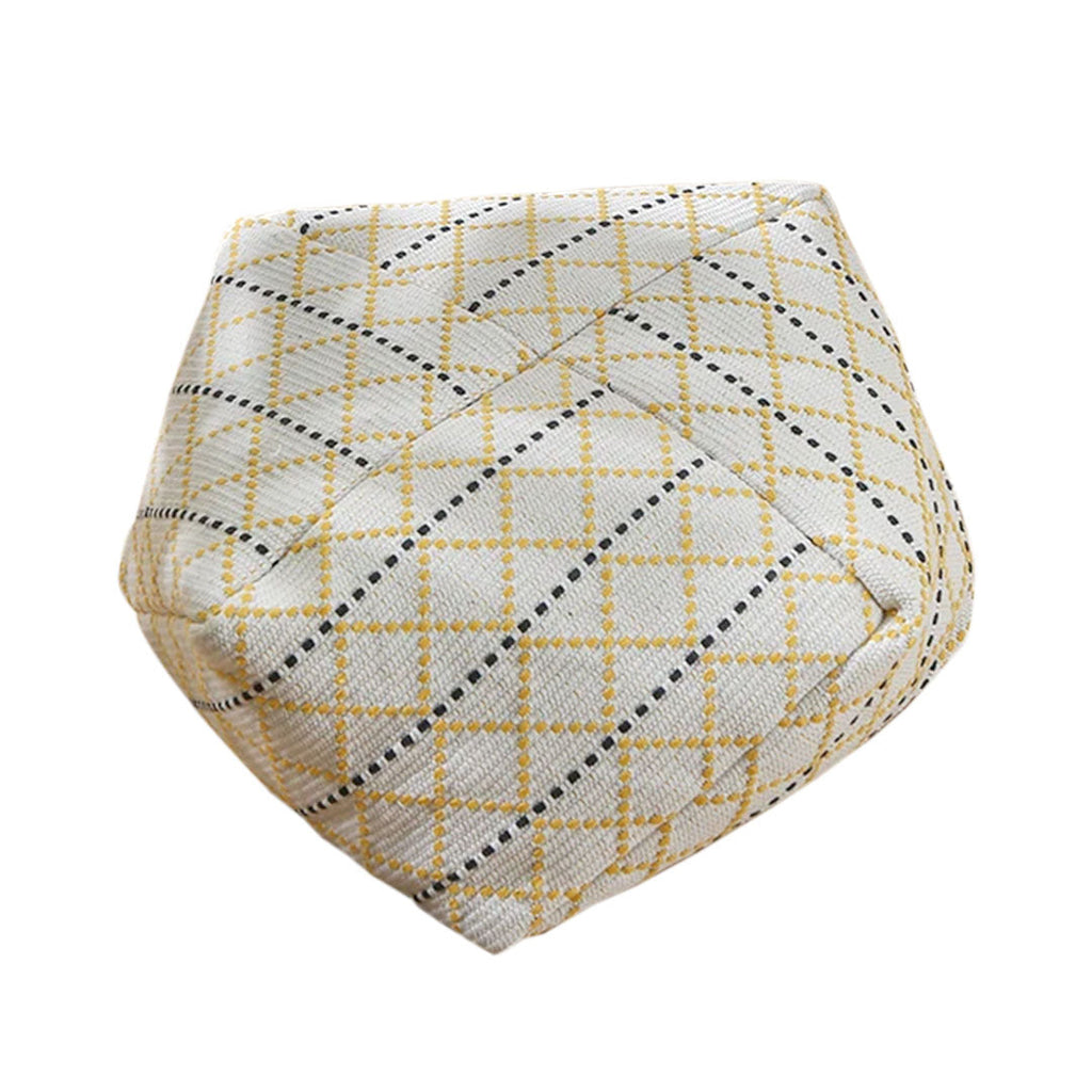 White Pouffe Cushion