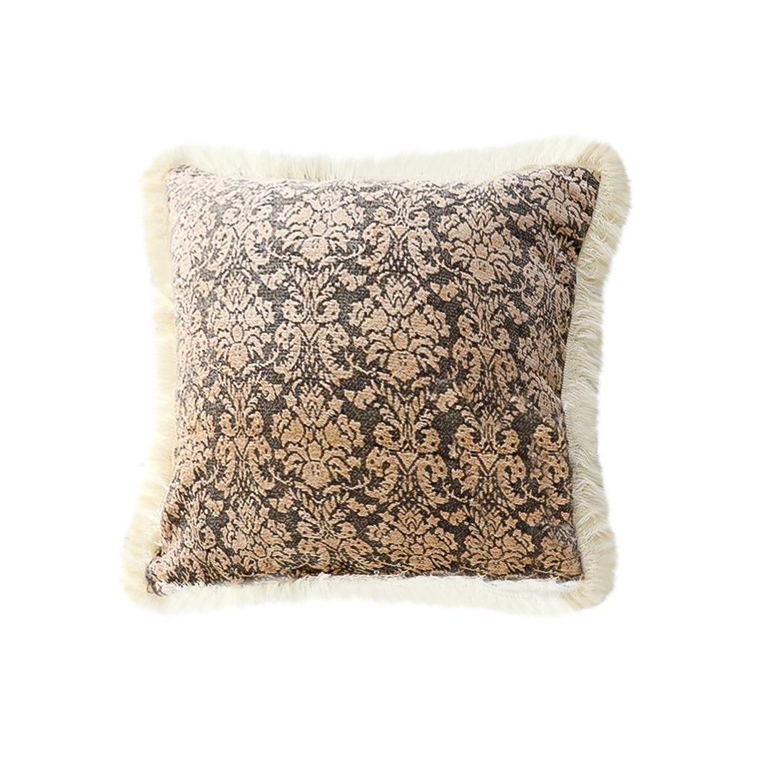 Vintage Tassel Square Throw Pillow
