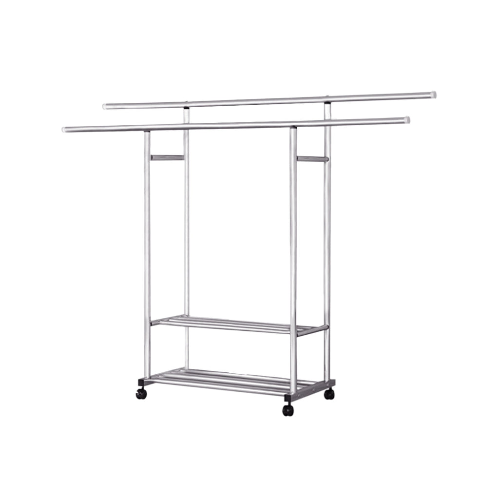 Stainless Steel Floor-Standing Clothes Rack