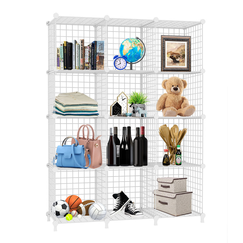 White Portable Column Storage Organiser