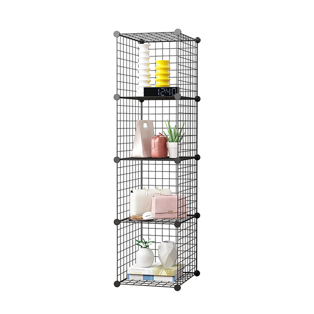 Black Portable Cube Storage Organiser