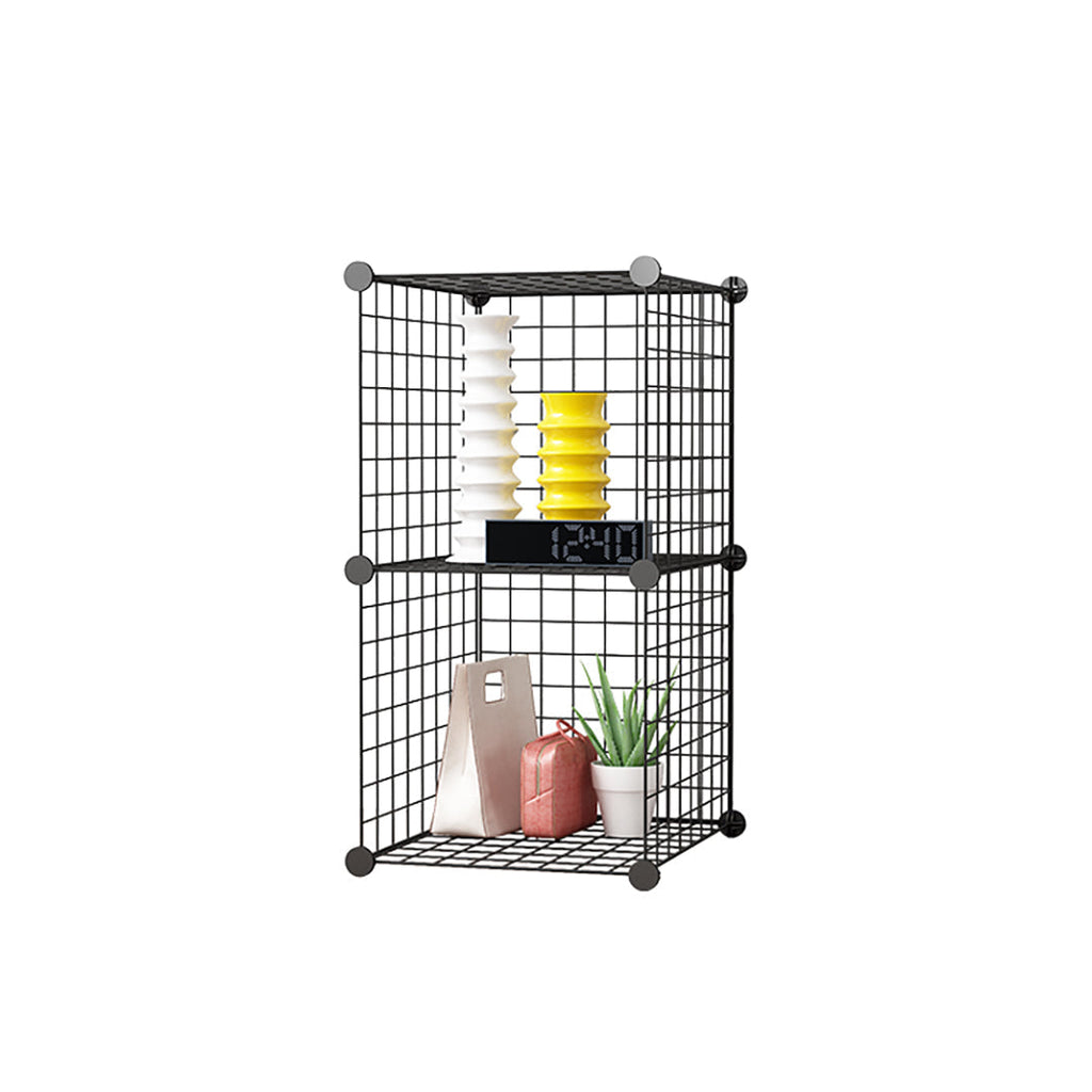 Black Portable Cube Storage Organiser