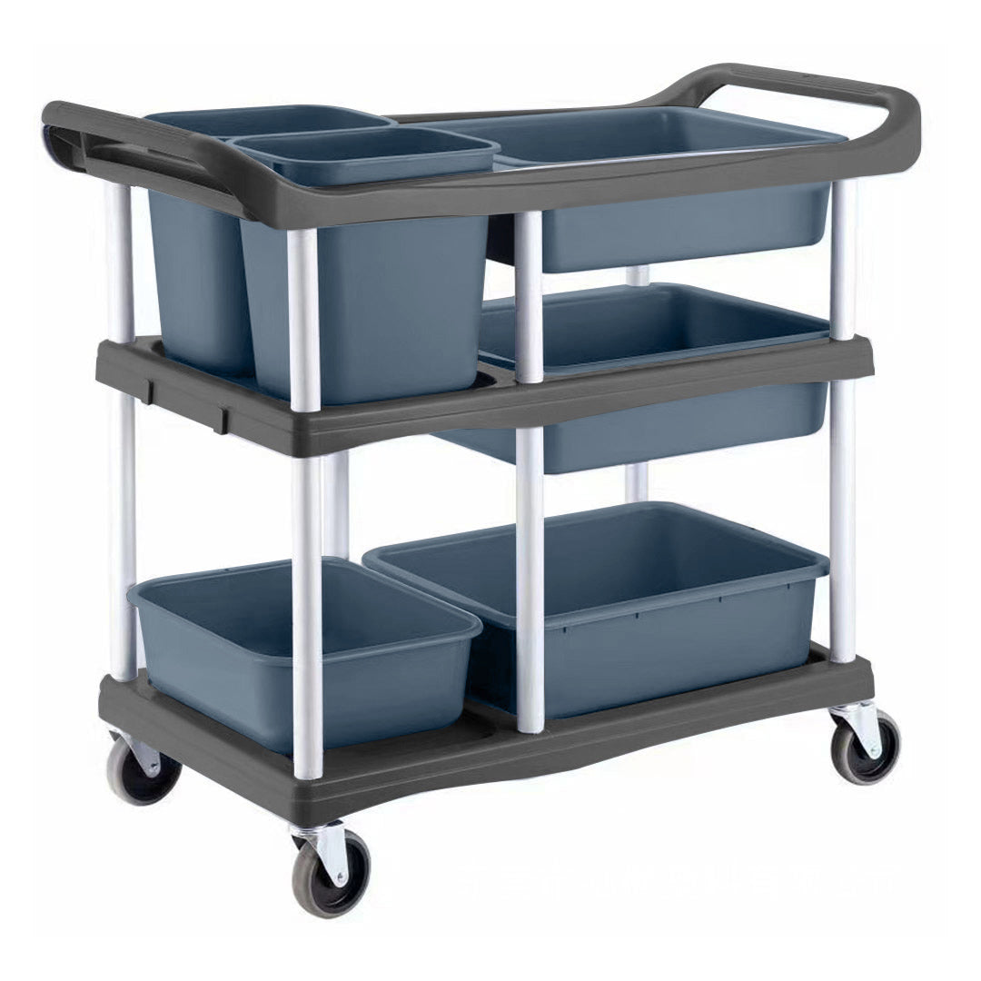 3-Tier Soiled Food Trolley