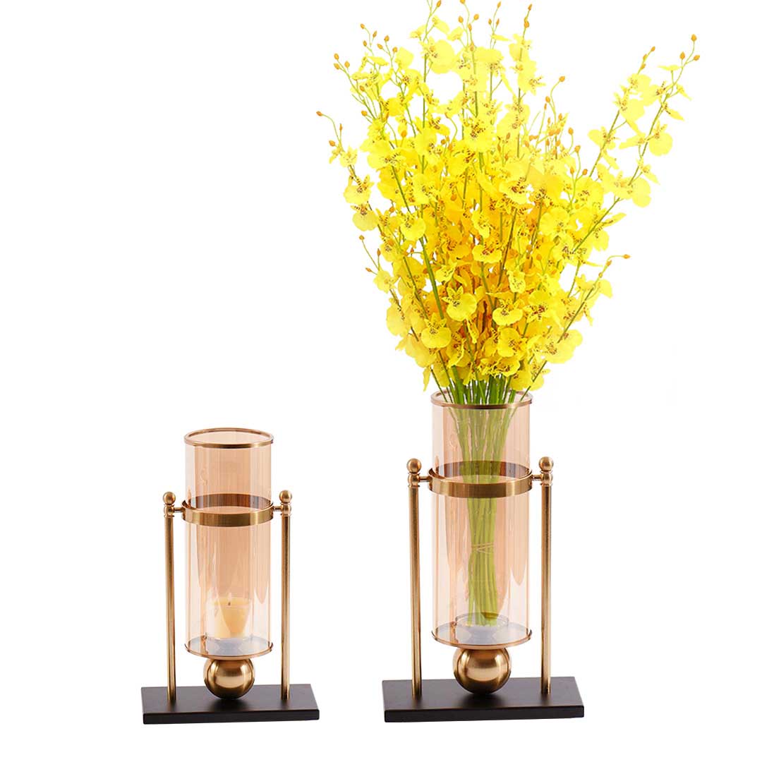 Modern Transparent Glass Flower Vase