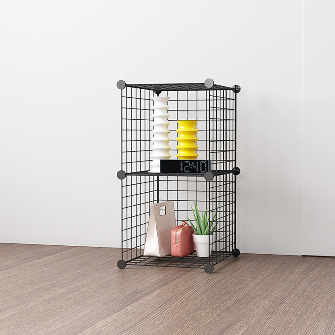 Black Portable Cube Storage Organiser