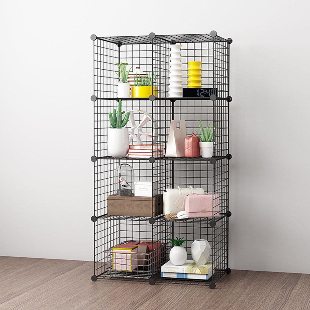 Black Portable Cube Storage Organiser