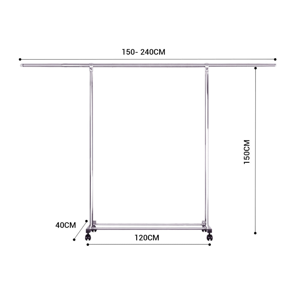 Floor-Standing Clothes Rack