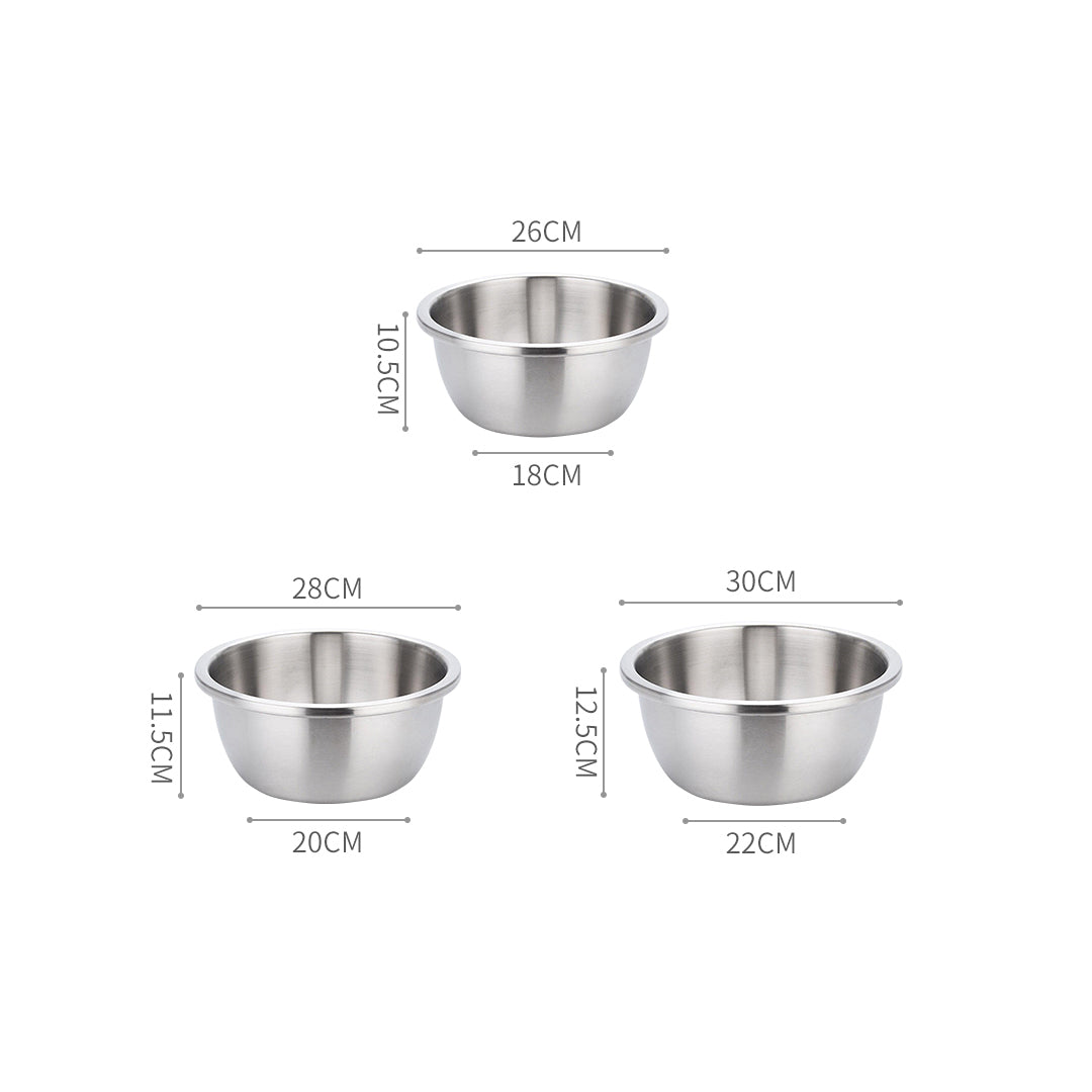 Stainless Steel Mixing Bowls Set