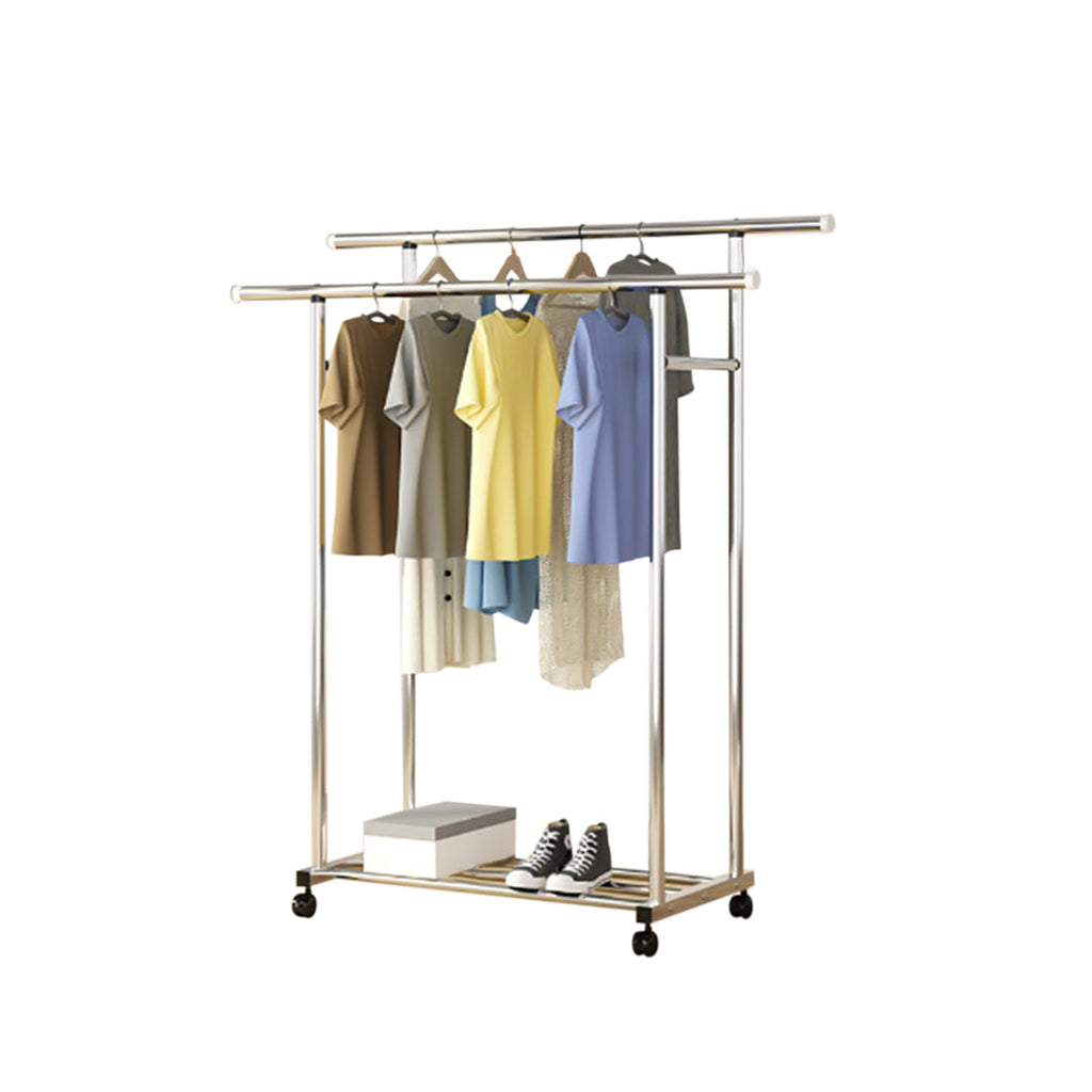 Stainless Steel Floor-Standing Clothes Rack