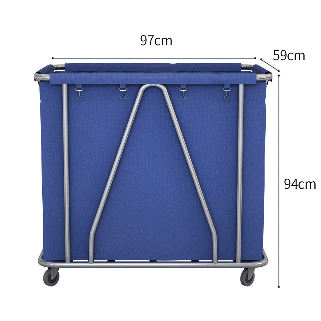 Blue Linen Cart