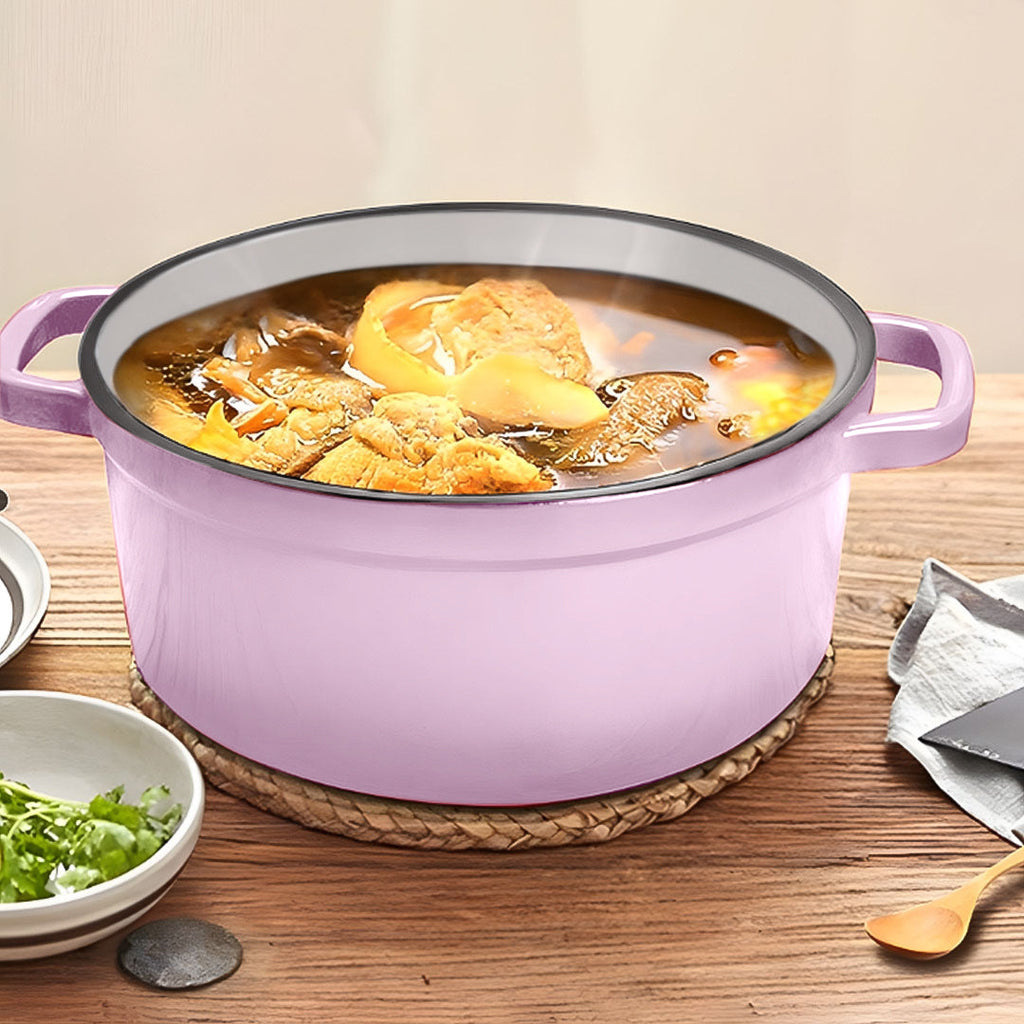 Pink Stew Cooking Pot