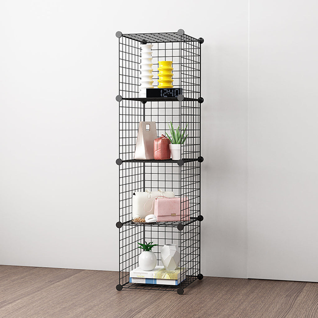 Black Portable Cube Storage Organiser